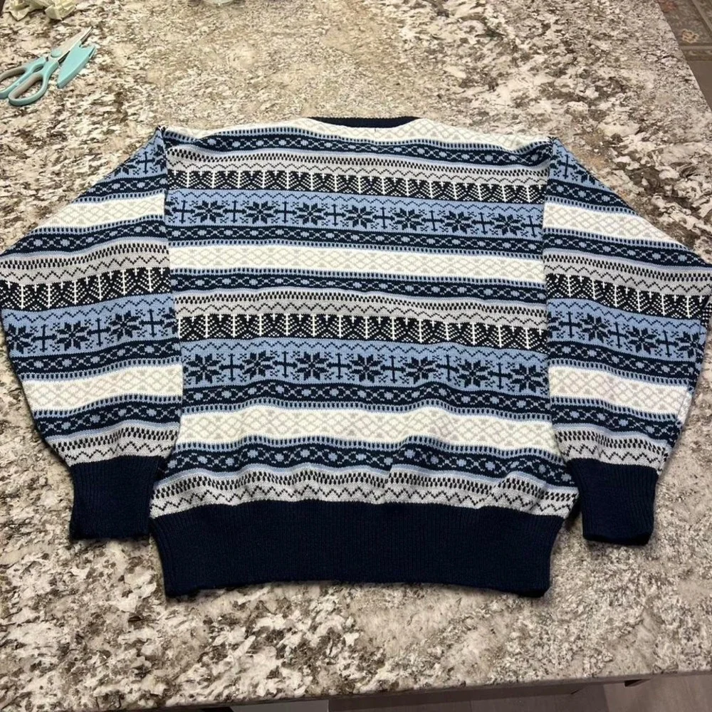 Vintage 1990s cable‎ knit sweater Size XL